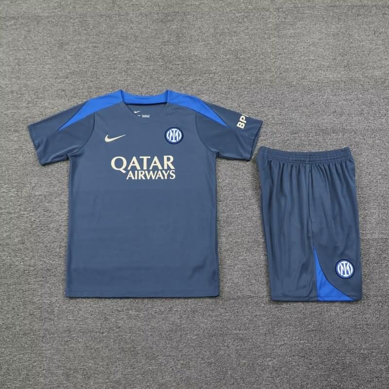 AAA Quality Inter Milan 24/25 Grey Soccer Training Sets