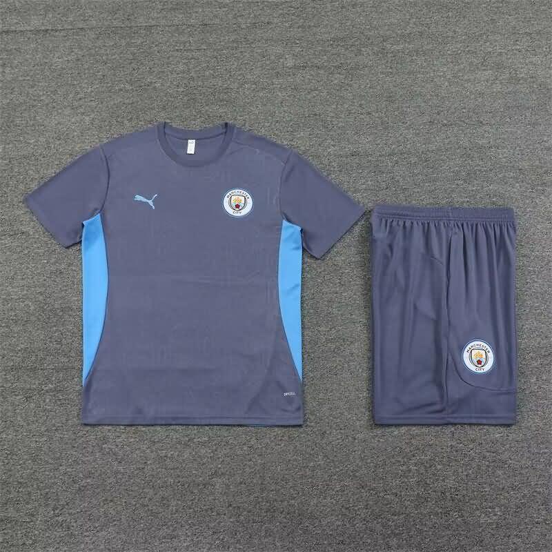 AAA Quality Manchester City 24/25 Grey Soccer Training Sets