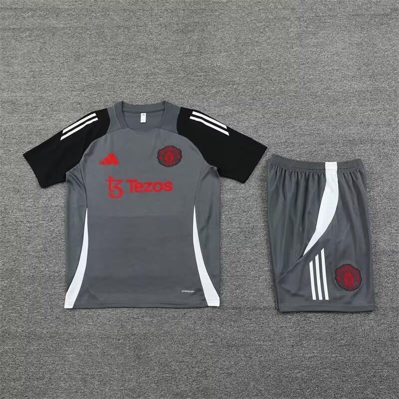 AAA Quality Manchester United 24/25 Grey Soccer Training Sets