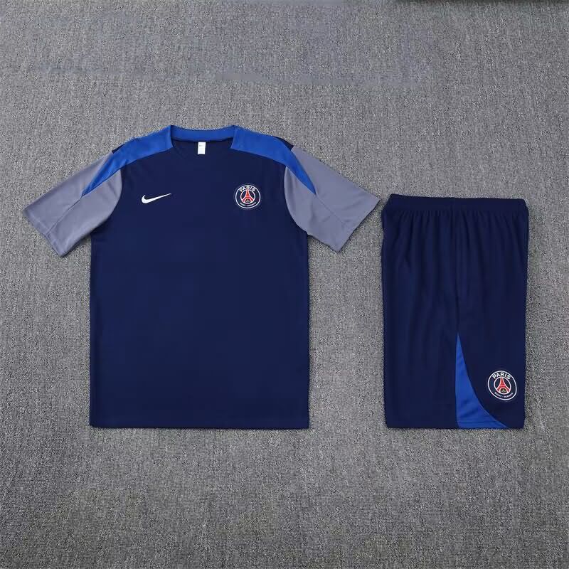 AAA Quality Paris St German 24/25 Dark Blue Soccer Training Sets 02