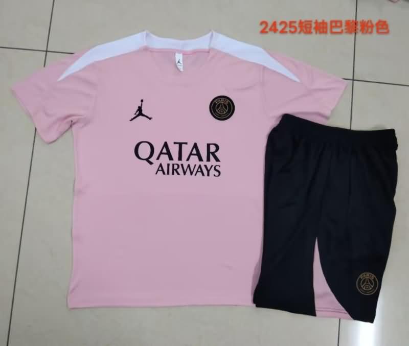 AAA Quality Paris St German 24/25 Pink Soccer Training Sets