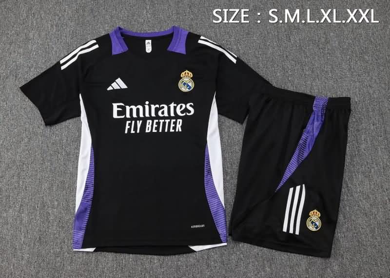 AAA Quality Real Madrid 24/25 Black Soccer Training Sets 08