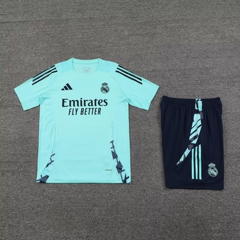 AAA Quality Real Madrid 24/25 Light Blue Soccer Training Sets