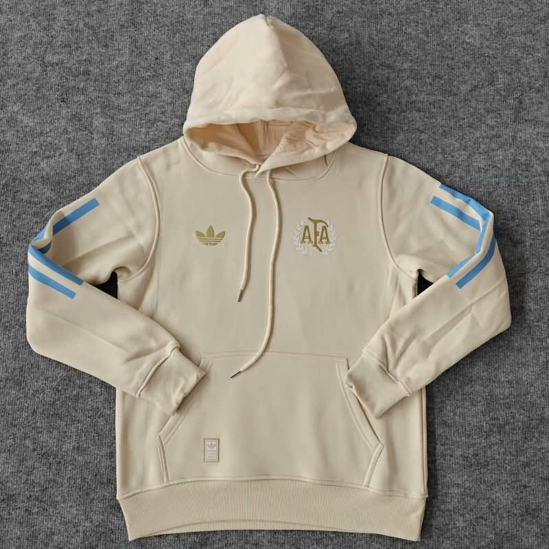 AAA Quality Argentina 2024 Cream Soccer Hoodies