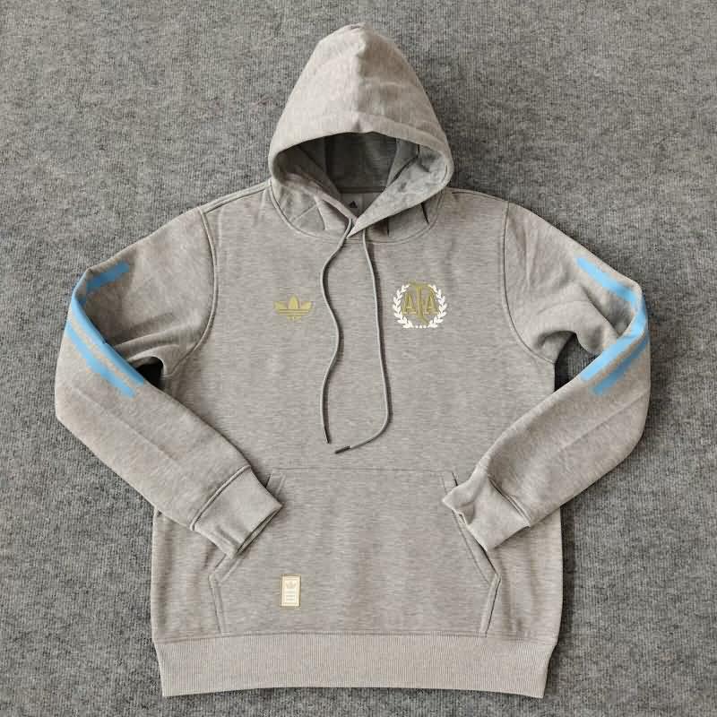 AAA Quality Argentina 2024 Grey Soccer Hoodies