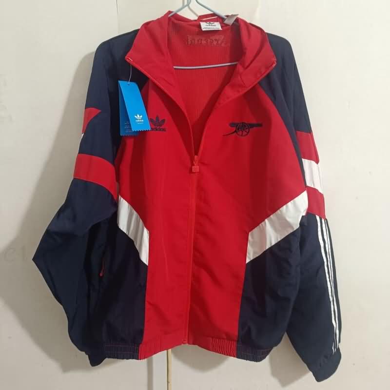 AAA Quality Arsenal 24/25 Red Soccer Windbreaker