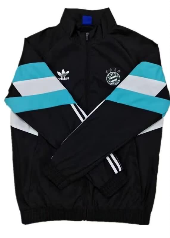 AAA Quality Bayern Munich 24/25 Black Soccer Windbreaker