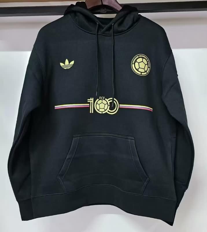 AAA Quality Colombia 100th Anniversary Black Soccer Hoodies