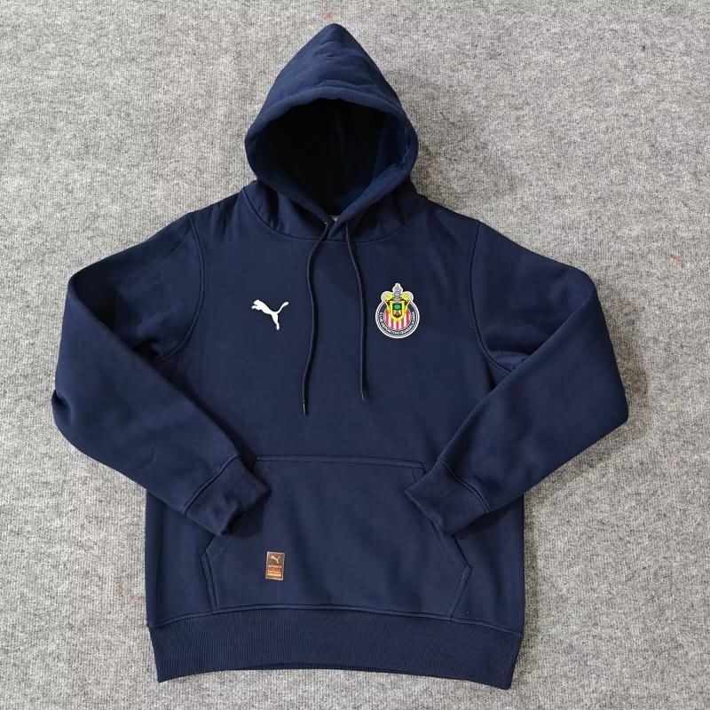 AAA Quality Guadalajara 2024 Dark Blue Soccer Hoodies