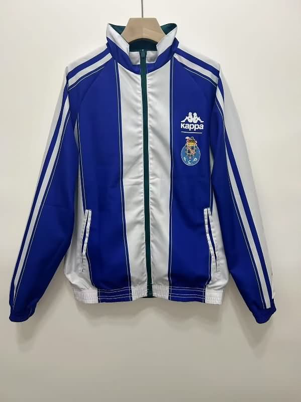 AAA Quality Porto 24/25 Blue Green Reversible Soccer Windbreaker