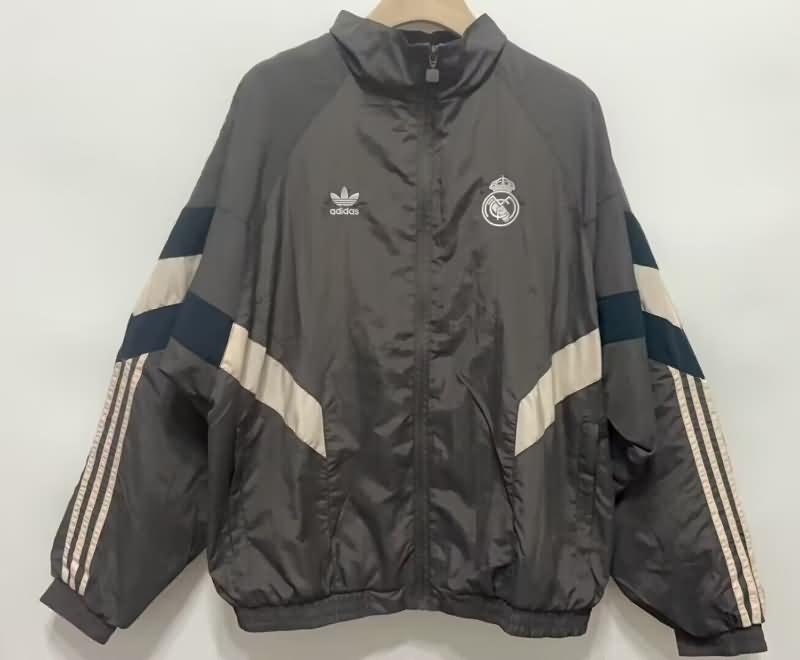 AAA Quality Real Madrid 24/25 Green Soccer Windbreaker