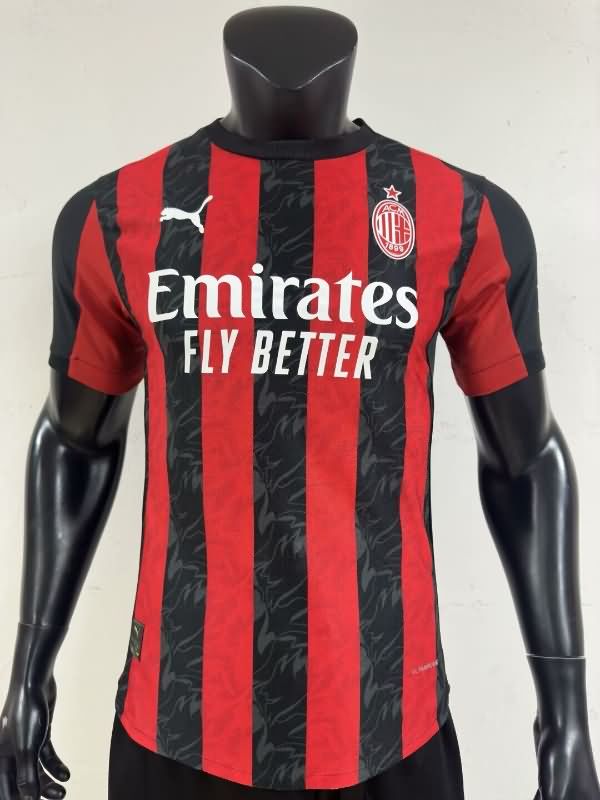 AAA Quality AC Milan 25/26 Home Soccer Jersey (Player) Leaked