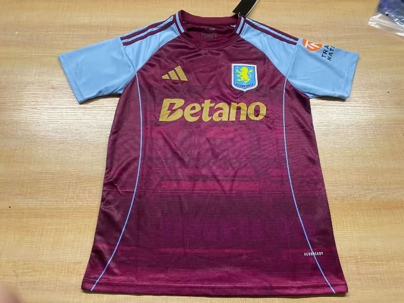 AAA Quality Aston Villa 25/26 Home Soccer Jersey Leaked