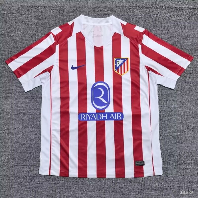 AAA Quality Atletico Madrid 25/26 Home Soccer Jersey Leaked