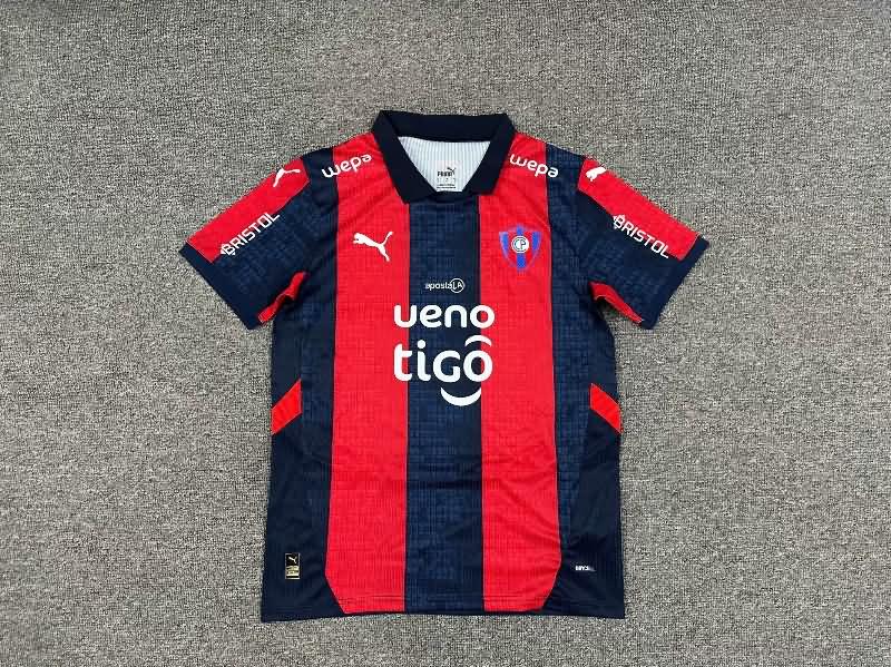 AAA Quality Cerro Porteno 2025 Home Soccer Jersey