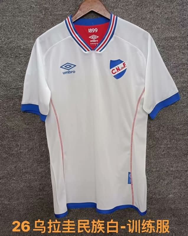 AAA Quality Club Nacional 2025 White Soccer Jersey