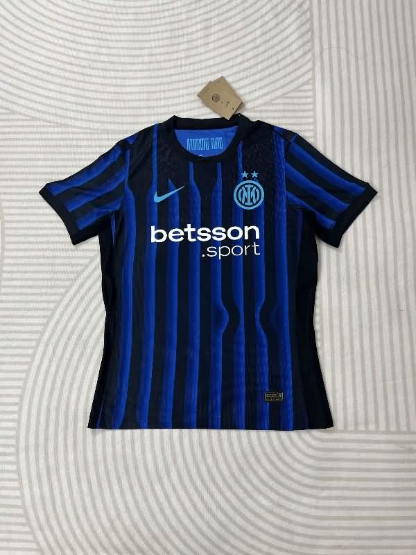 AAA Quality Inter Milan 25/26 Home Soccer Jersey (Player) Sponsor Leaked