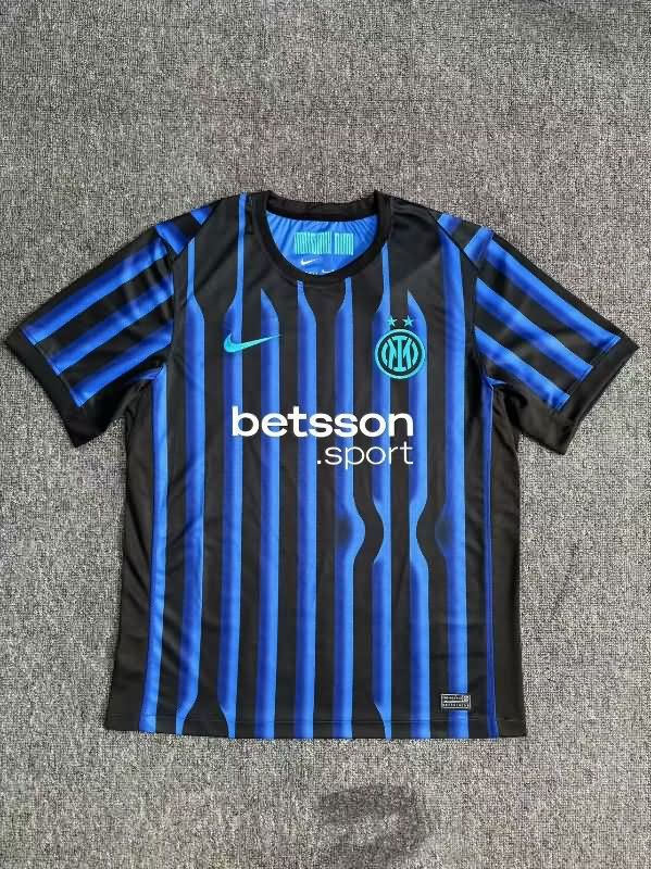 AAA Quality Inter Milan 25/26 Home Soccer Jersey Sponsor Leaked