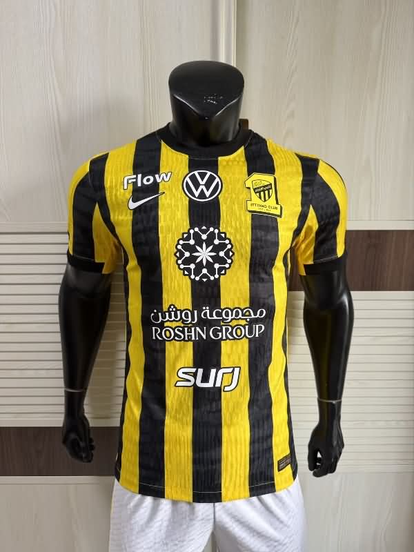 AAA Quality Ittihad 25/26 Home Soccer Jersey (Player) AAA Quality Ittihad 25/26 Home Soccer Jersey (Player)