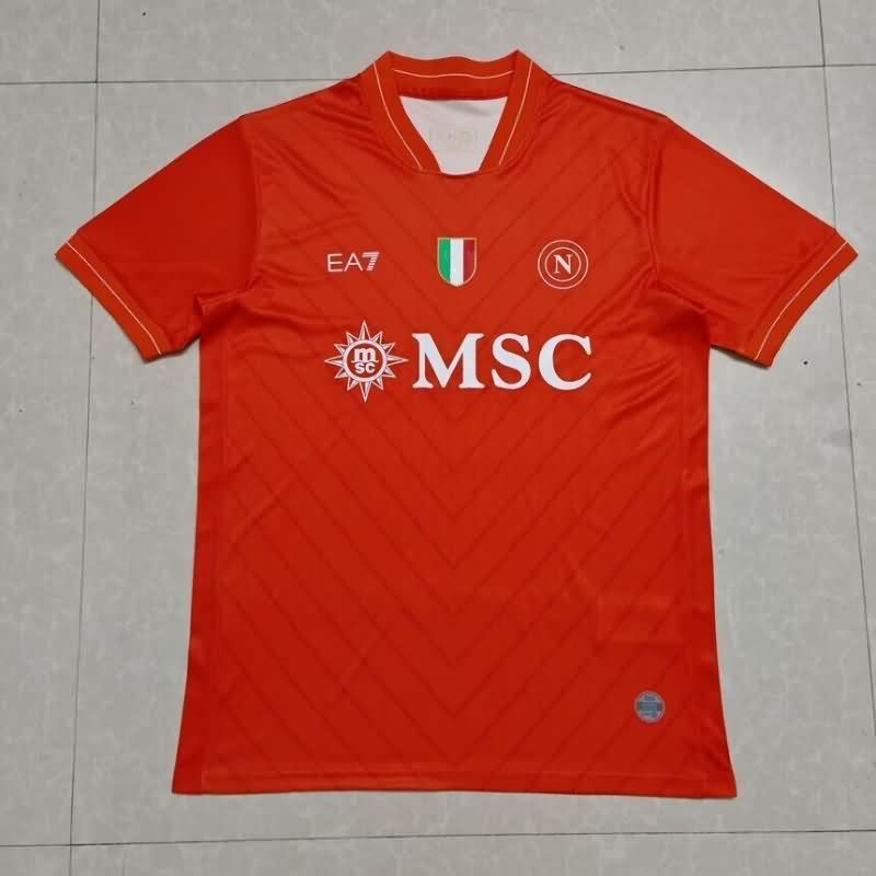 AAA Quality Napoli 25/26 Goalkeeper Red Soccer Jersey AAA Quality Napoli 25/26 Goalkeeper Red Soccer Jersey