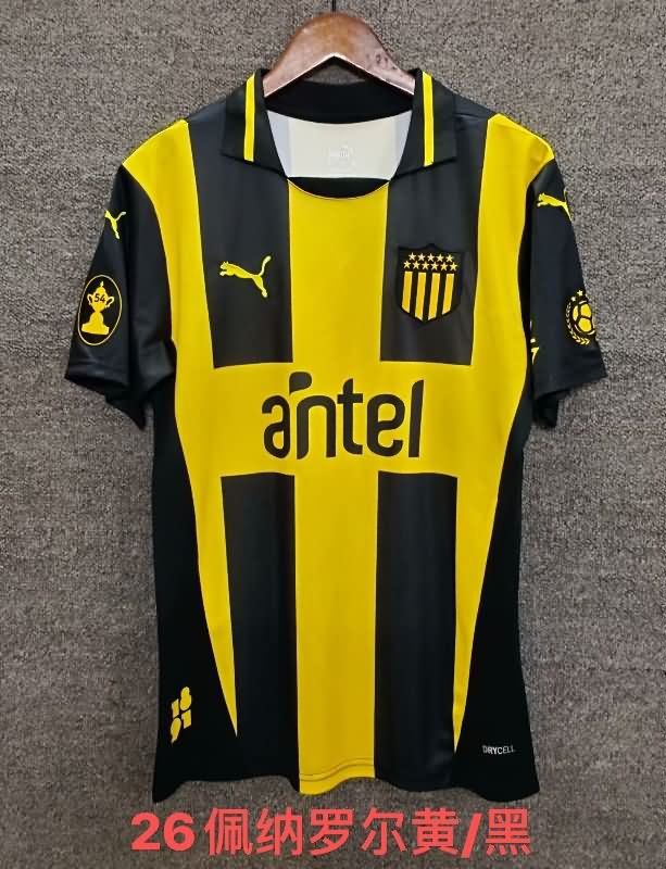 AAA Quality Penarol 2025 Home Soccer Jersey