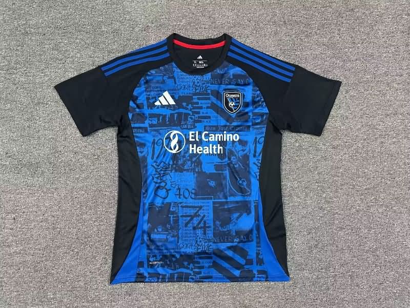 AAA Quality San Jose Earthquakes 2025 Home Soccer Jersey