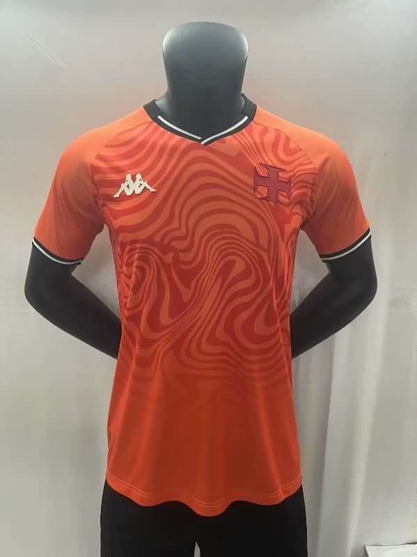 AAA Quality Vasco Da Gama 2025 Goalkeeper Orange Soccer Jersey AAA Quality Vasco Da Gama 2025 Goalkeeper Orange Soccer Jersey
