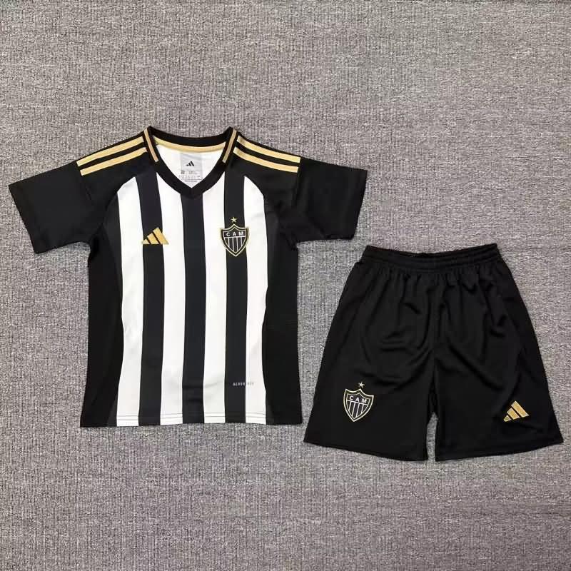 Kids Atletico Mineiro 2025 Home Soccer Jersey And Shorts