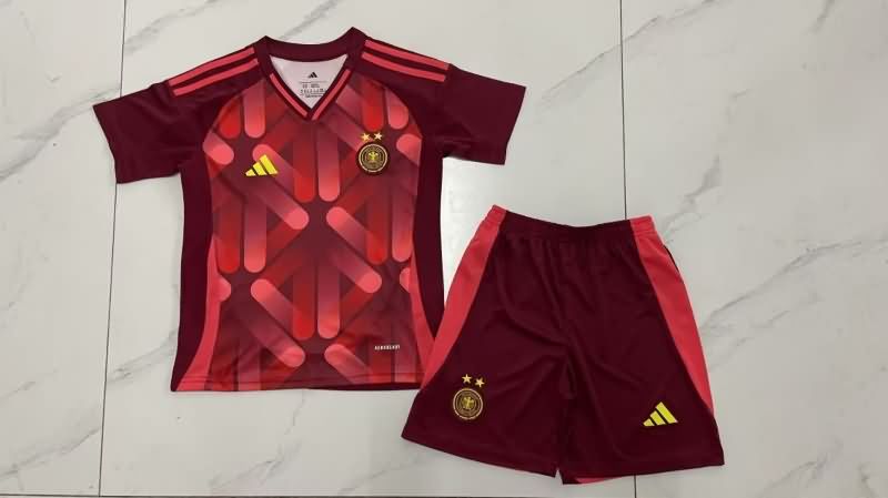 Kids Germany 2025 Female EURO Away Soccer Jersey And Shorts