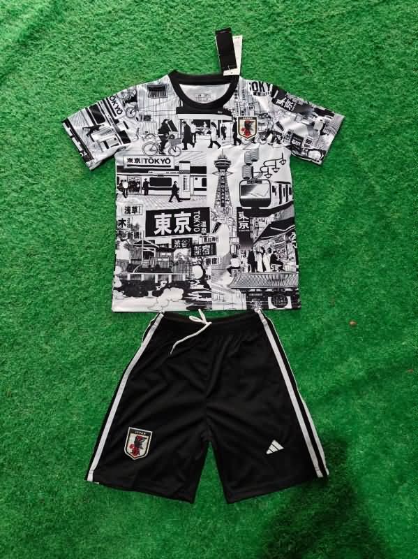 Kids Japan 2025 Special Soccer Jersey And Shorts 02