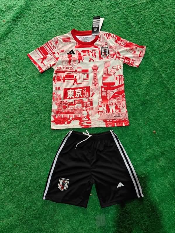 Kids Japan 2025 Special Soccer Jersey And Shorts 03