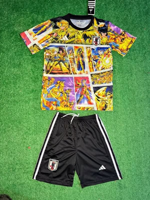 Kids Japan 2025 Special Soccer Jersey And Shorts 04