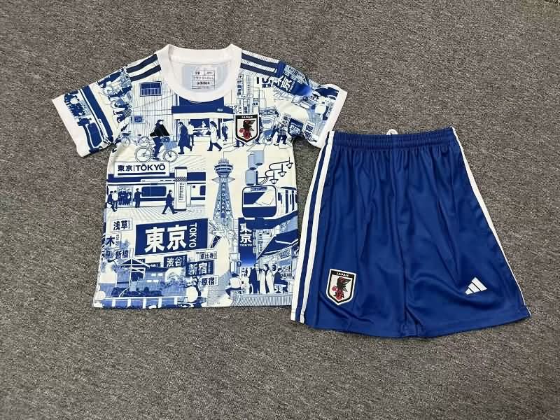 Kids Japan 2025 Special Soccer Jersey And Shorts 07