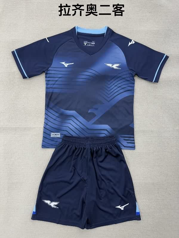 Kids Lazio 25/26 Third Soccer Jersey And Shorts Kids Lazio 25/26 Third Soccer Jersey And Shorts