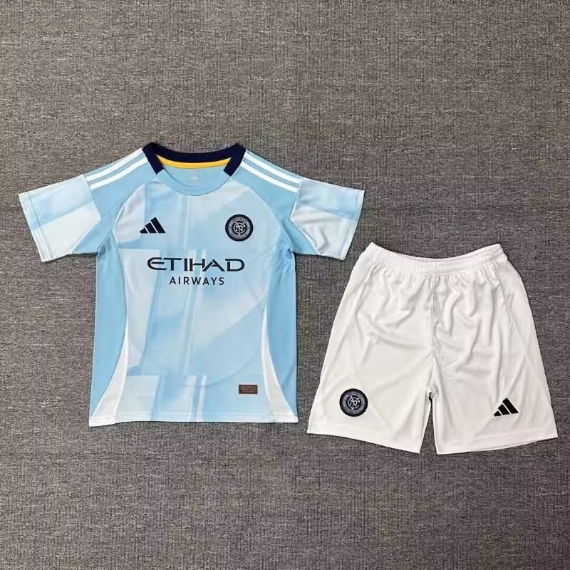 Kids New York City 2025 Home Soccer Jersey And Shorts