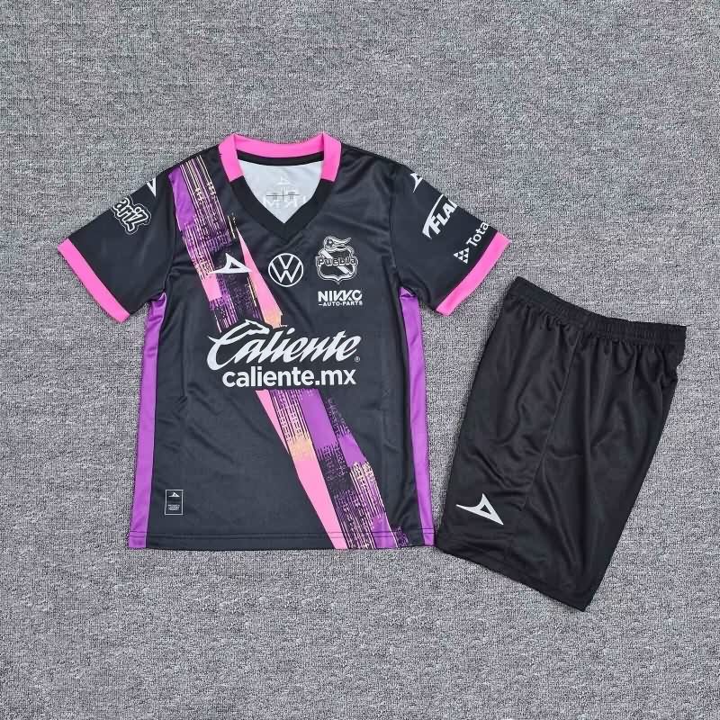 Kids Puebla 25/26 Away Soccer Jersey And Shorts Kids Puebla 25/26 Away Soccer Jersey And Shorts