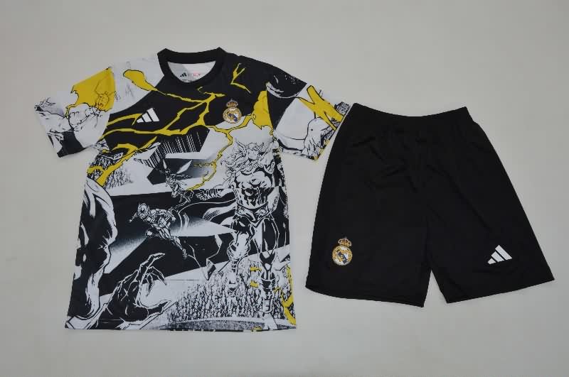 Kids Real Madrid 25/26 Special Soccer Jersey And Shorts 07 Kids Real Madrid 25/26 Special Soccer Jersey And Shorts 07