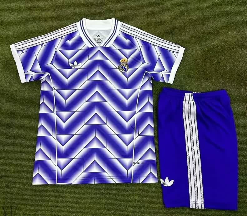 Kids Real Madrid 25/26 Training Soccer Jersey And Shorts 02 Kids Real Madrid 25/26 Training Soccer Jersey And Shorts 02