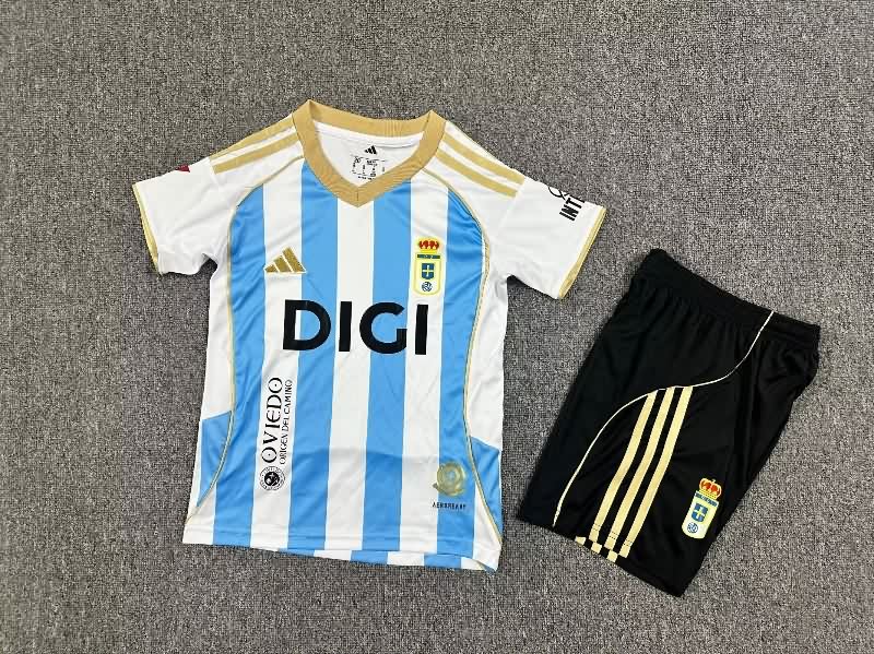 Kids Real Oviedo 25/26 Third Soccer Jersey And Shorts Kids Real Oviedo 25/26 Third Soccer Jersey And Shorts