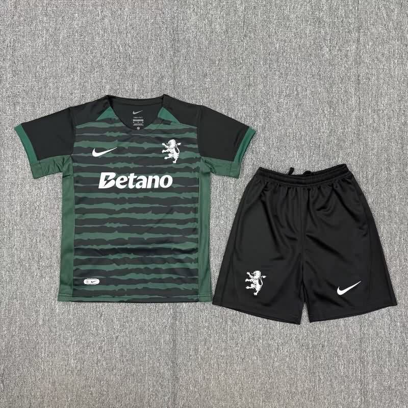 Kids Sporting Lisbon 25/26 Special Soccer Jersey And Shorts 03 Kids Sporting Lisbon 25/26 Special Soccer Jersey And Shorts 03