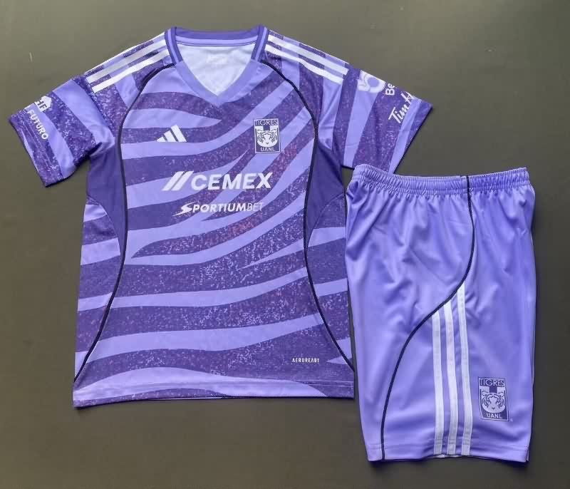 Kids Tigres UANL 25/26 Special Soccer Jersey And Shorts Kids Tigres UANL 25/26 Special Soccer Jersey And Shorts