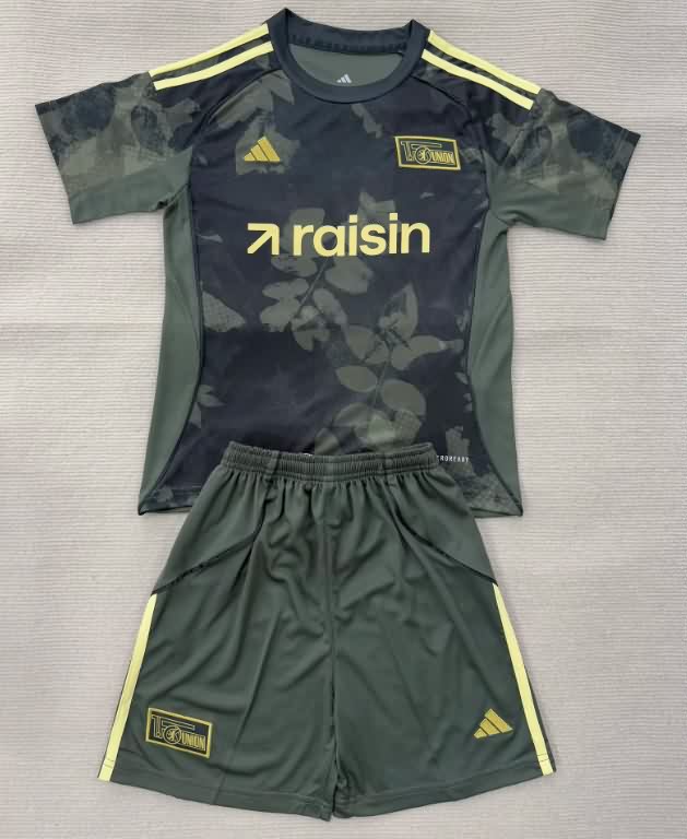 Kids Union Berlin 25/26 Away Soccer Jersey And Shorts Kids Union Berlin 25/26 Away Soccer Jersey And Shorts