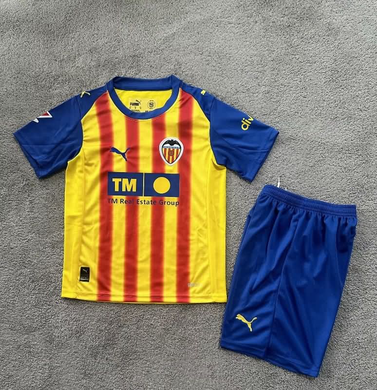 Kids Valencia 25/26 Third Soccer Jersey And Shorts Kids Valencia 25/26 Third Soccer Jersey And Shorts