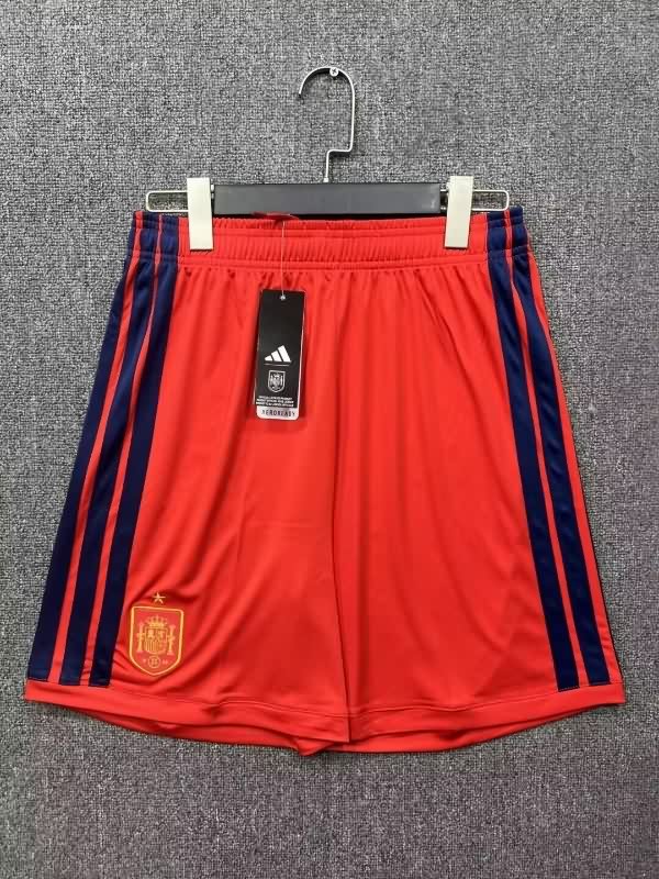AAA Quality Spain 2026 Red Soccer Shorts AAA Quality Spain 2026 Red Soccer Shorts