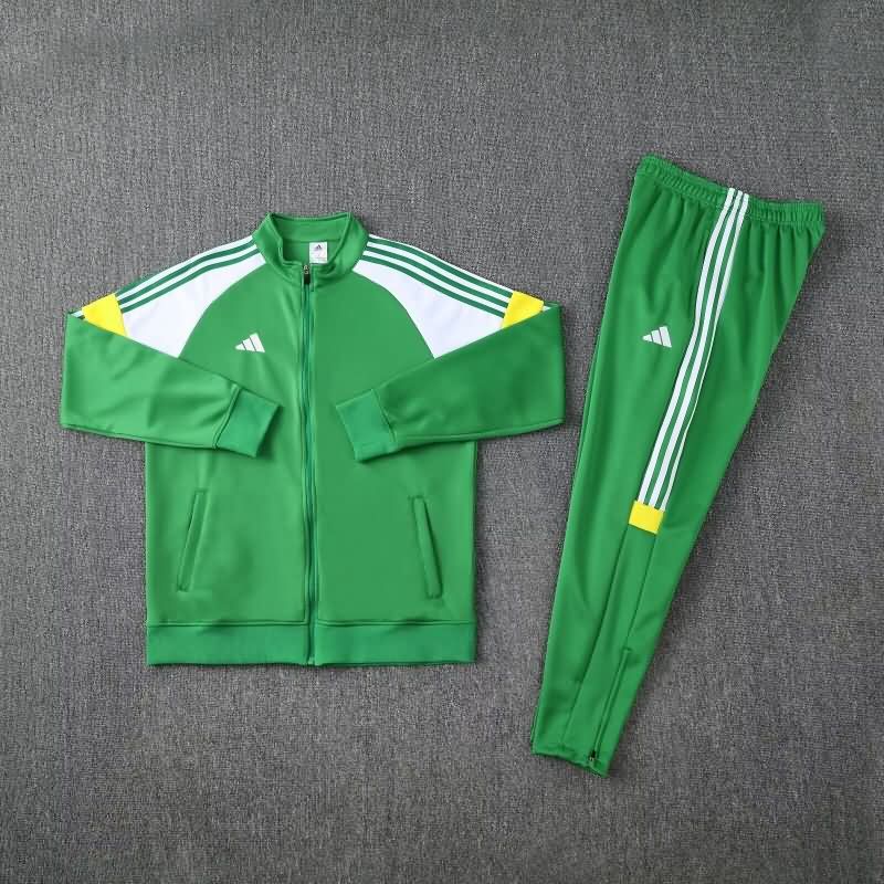 AAA Quality Adidas 2025 Green Soccer Tracksuit 02