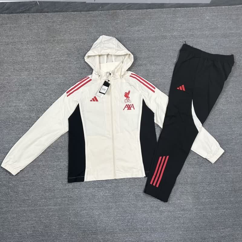 AAA Quality Liverpool 25/26 White Soccer Tracksuit 03 AAA Quality Liverpool 25/26 White Soccer Tracksuit 03