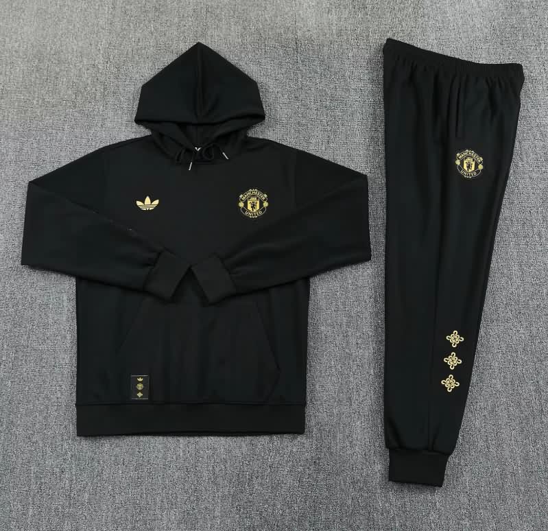 AAA Quality Manchester United 25/26 Black Soccer Tracksuit 07 AAA Quality Manchester United 25/26 Black Soccer Tracksuit 07