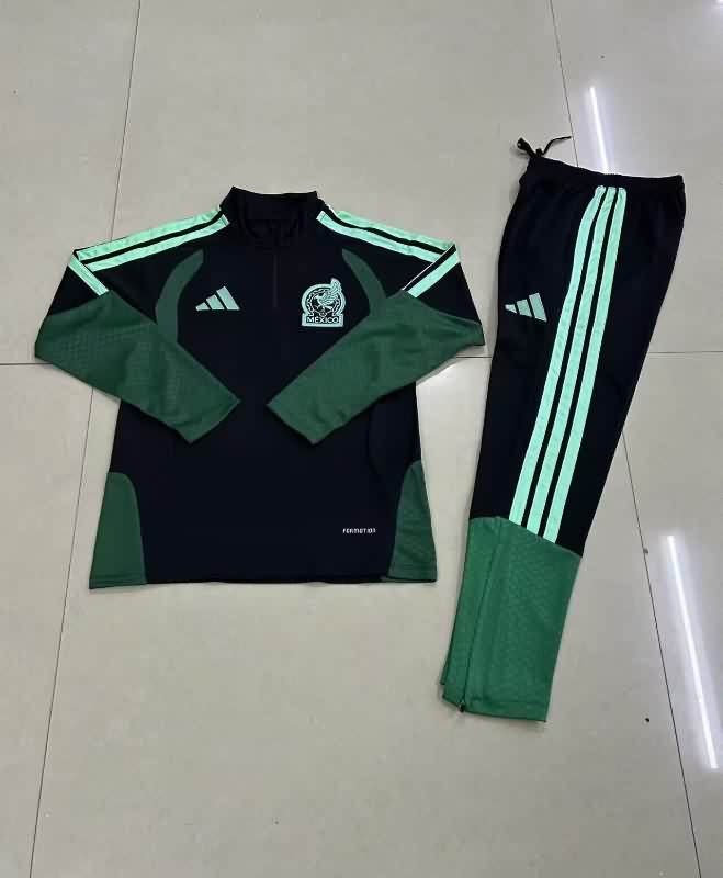 AAA Quality Mexico 2025 Black Soccer Tracksuit 02 AAA Quality Mexico 2025 Black Soccer Tracksuit 02