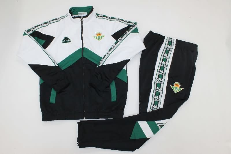 AAA Quality Real Betis 25/26 Black White Soccer Tracksuit AAA Quality Real Betis 25/26 Black White Soccer Tracksuit
