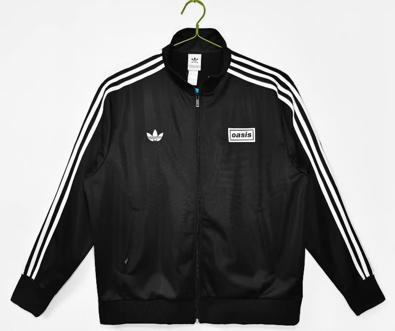 AAA Quality Adidas Oasis 2025 Black Soccer Jacket AAA Quality Adidas Oasis 2025 Black Soccer Jacket